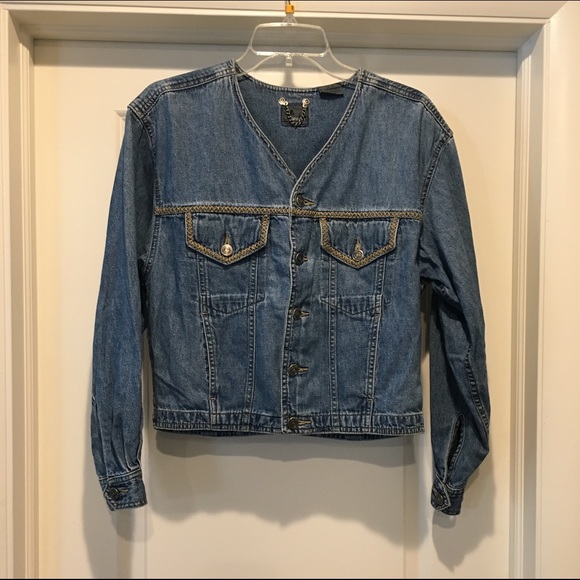 Liz Wear Jackets & Blazers - LIZ Retro/vintage 100%cotton Cropped jean jacket